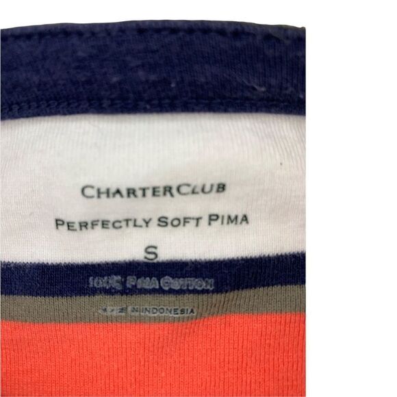 Charter Club Perfectly Soft Pima Top - Picture 4 of 4